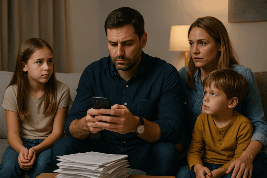 Fara procese si proceduri ajungi sa fii absent din familie, chiar daca esti acolo fizic